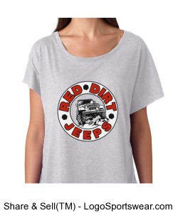 Next Level Women's Tri-Blend Dolman T-Shirt Design Zoom